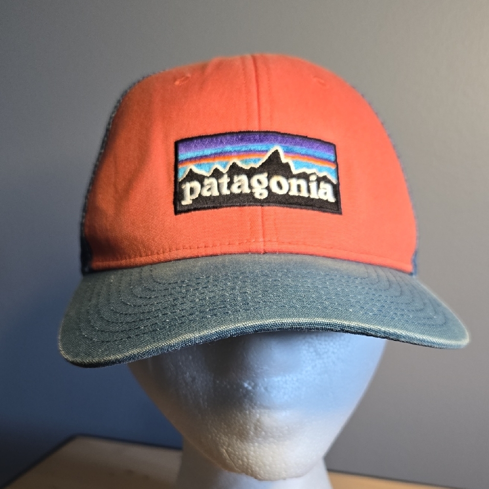 Patagonia Coral and Denim Mesh Back Unisex Cap